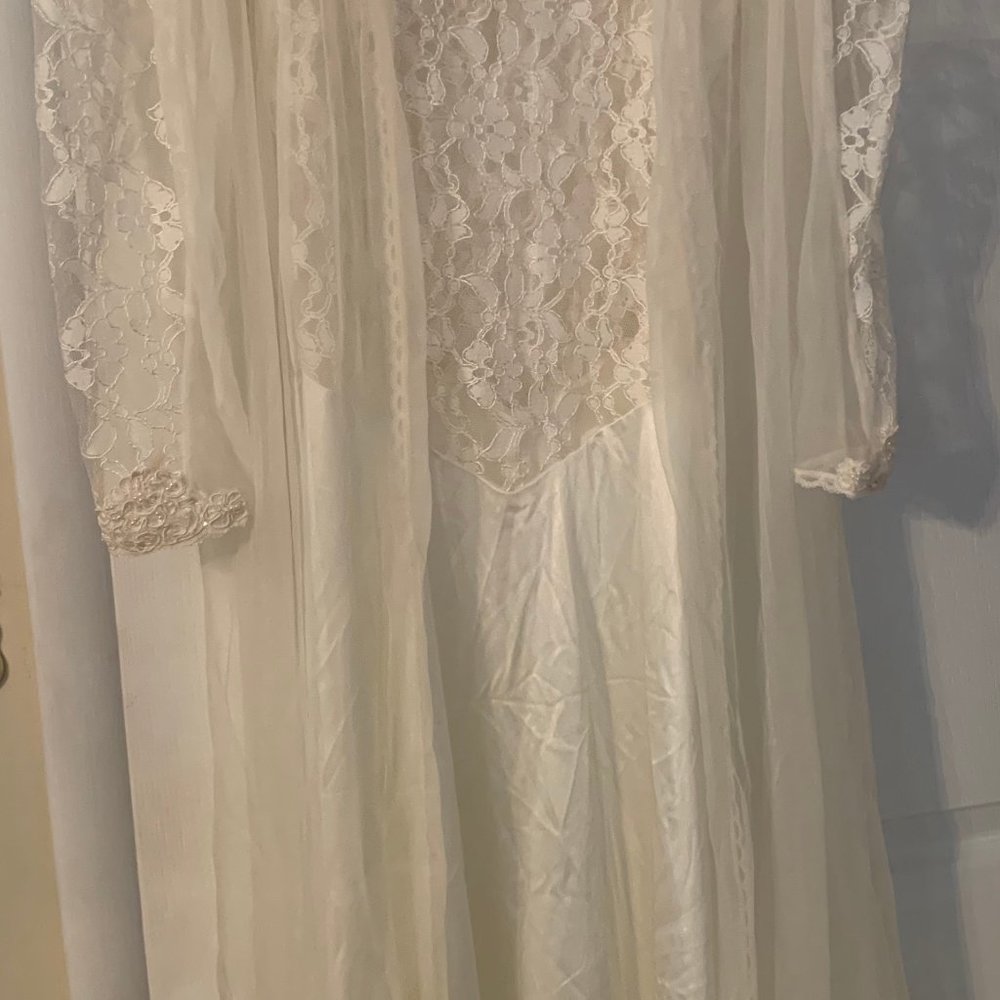 Val Mode Honeymoon Full Length Lingerie Set Sz M